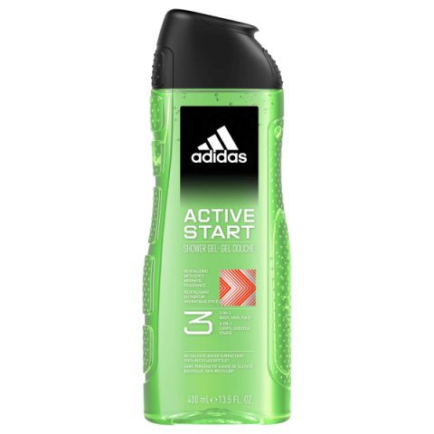 Gel de dus si spumant baie - ADIDAS GEL DUS 400ML MEN ACTIVE START