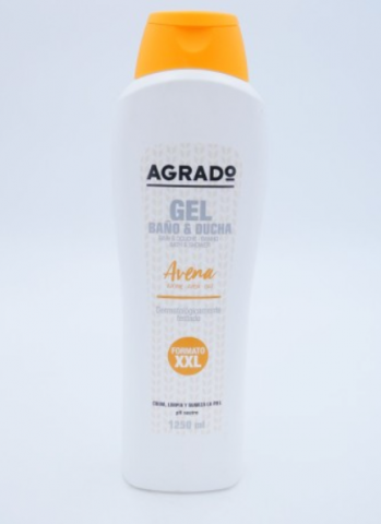 Gel de dus si spumant baie - AGRADO GEL DUS 1250ML ORZ