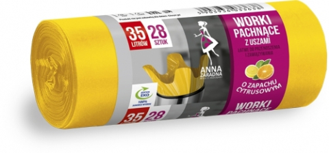 Saci menaj - ANNA SACI MENAJ HDLD LAMAIE 35L/28BUC CU URECHI