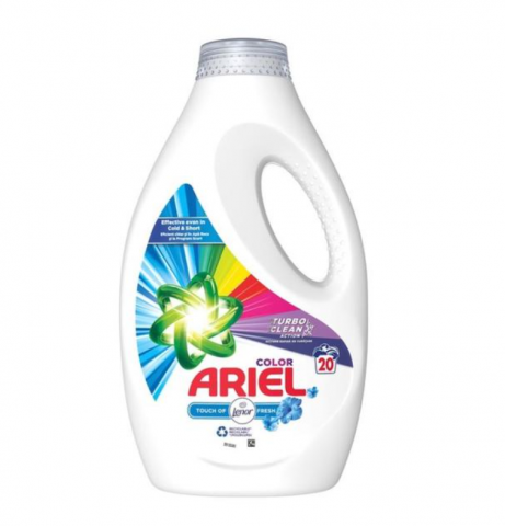 Detergenti - ARIEL DETERGENT LICHID 1L TOUCH OF LENOR FRESH COLOR 20 SPALARI