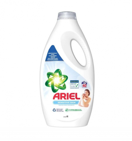 Detergenti - ARIEL DETERGENT LICHID 2L SENSITIVE SKIN 40SPALARI