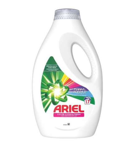 Detergenti - ARIEL DETERGENT LICHID 850ML COLOR CLEAN FRESH 17 SPALARI