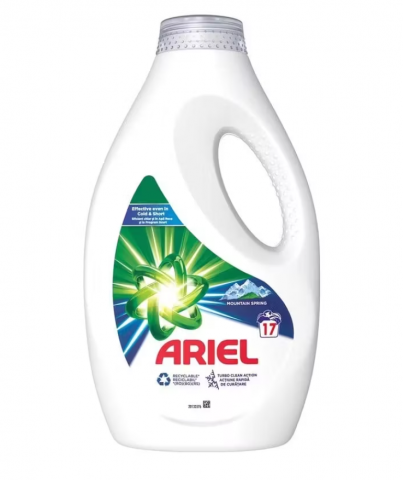 Detergenti - ARIEL DETERGENT LICHID 850ML MOUNTAIN SPRING 17 SPALARI