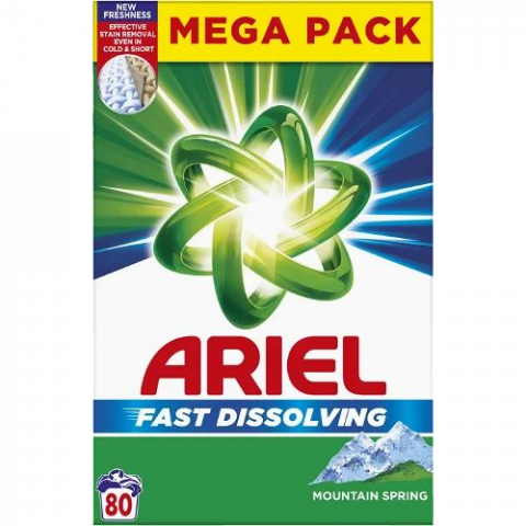 Detergenti pudra pentru rufe - ARIEL DETERGENT RUFE AUTOMAT 4.4KG COLOR 80 SPALARI