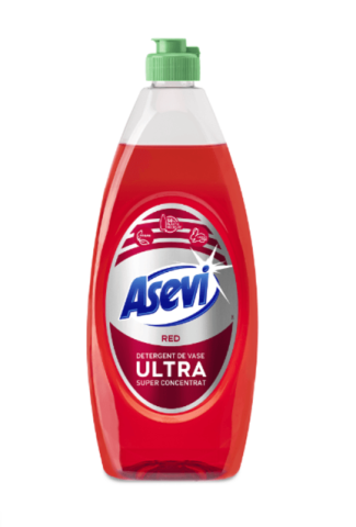 Detergenti vase - ASEVI DETERGENT VASE 650ML ULTRA CONCENTRAT RED