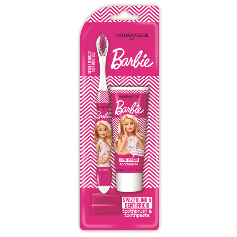 Igiena Copii - BARBIE PASTA DINTI 25ML+PERIUTA
