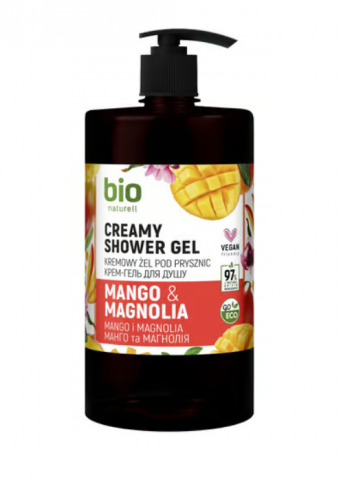 Gel de dus si spumant baie - BIO NATURELL GEL DE DUS POMPITA 946ML MANGO&MAGNOLIA