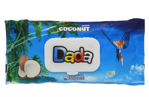 Servetele - DADA SERVETELE UMEDE 100BUC COCONUT