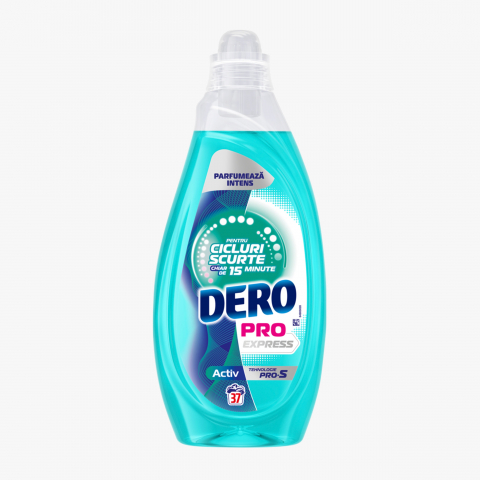 Detergent lichid pentru rufe - DERO DETERGENT GEL PRO EXPRESS 1.48L ACTIV 37SPALARI