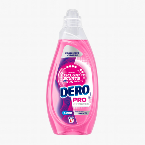 Detergent lichid pentru rufe - DERO DETERGENT GEL PRO EXPRESS 1.48L COLOR 37SPALARI