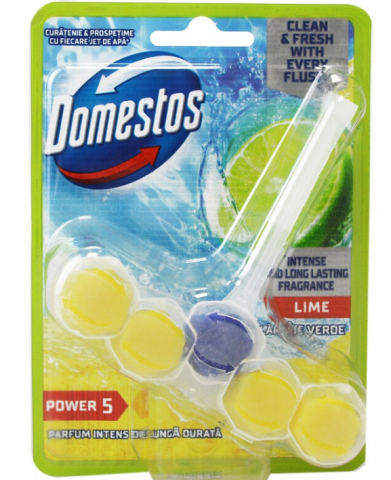 Odorizante toaleta - DOMESTOS ODORIZANT WC BILE 50G LIME