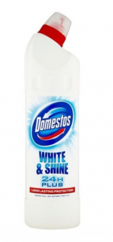 Solutii curatenie baie - DOMESTOS SOLUTIE WC LICHID 750ML WHITE SHINE L4272