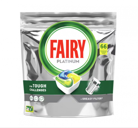 Detergenti vase - FAIRY DETERGENT CAPSULE 66BUC PLATINIUM LEMON