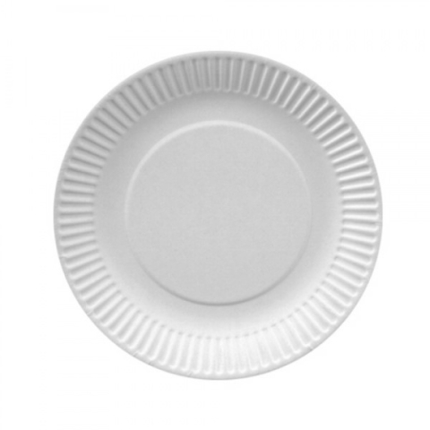 Ambalaje de unica folosinta / HORECA - FARFURIE CARTON 18CM 25BUC/SET ALBA