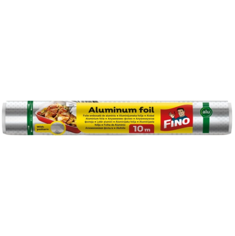 Hartie de copt/folie de aluminiu/folie alimentara - FINO FOLIE ALUMINIU 10M