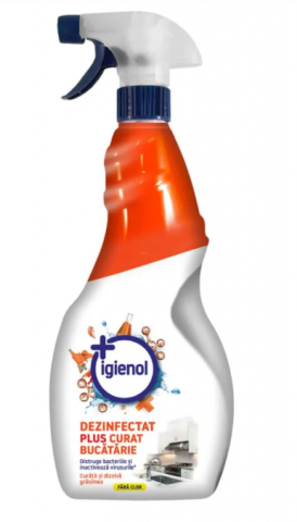 Solutii curatenie bucatarie - IGIENOL DEZINFECTANT SUPRAFETE 750ML BUCATARIE