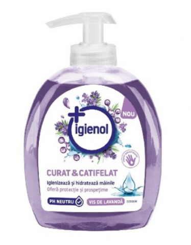 Sapunuri si dozatoare - IGIENOL SAPUN LICHID 300ML LAVANDA