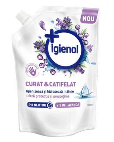 Sapunuri si dozatoare - IGIENOL SAPUN LICHID REZERVA 500ML LAVANDA