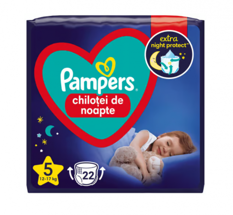Scutece copii - PAMPERS SCUTEC PANTS NR.5 12-17KG 22BUC NIGHT
