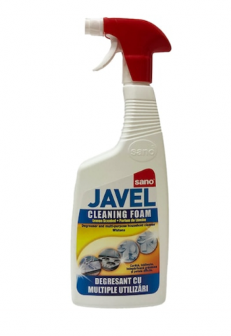 Solutii curatenie baie - SANO DEGRESANT MULTISUPRAFETE SPUMA 750ML LEMON