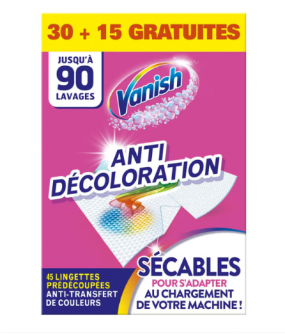 Alte produse curatenie rufe - VANISH SERVETELE CAPTATOARE CULOARE 45BUC