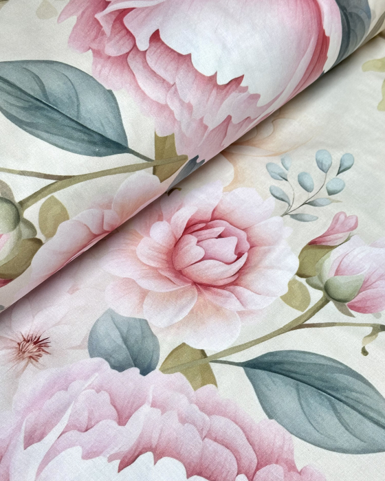 Cearceaf de pilotă, diverse dimensiuni, bumbac ranforce 100%, Melissea [3]