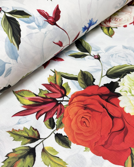 Cearceaf de pilotă, diverse dimensiuni, bumbac ranforce 100%, Zelira [3]