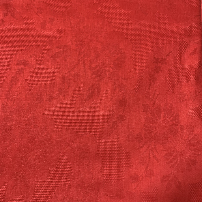 Față de masă albă din damasc roșu , Flori [2]