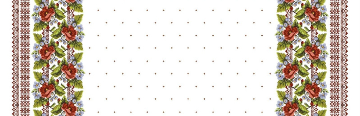 Față de masă cu model tradițional, din bumbac - Model Dochia [2]