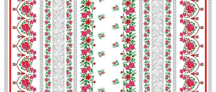 Față de masă cu model tradițional, din bumbac - Model Dafina [2]