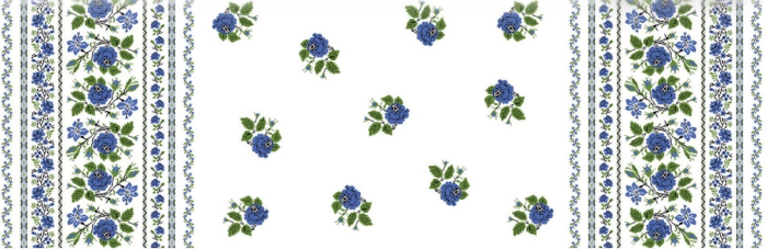 Față de masă cu model tradițional, din bumbac - Model Chira [2]