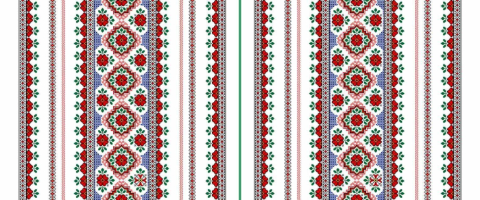 Față de masă cu model tradițional, din bumbac - Model Catinca [2]