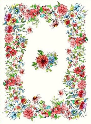 Față de masă din bumbac tip goblen, Crizantema [3]