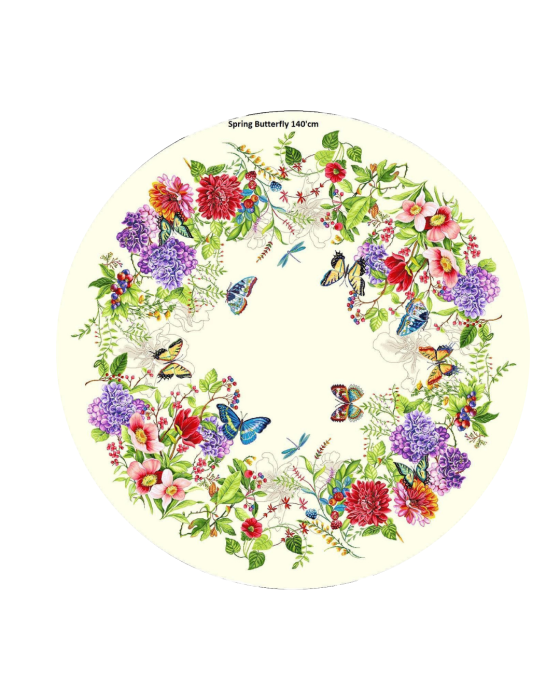 Față de masă din bumbac tip goblen, Fluturi si Libelule [5]