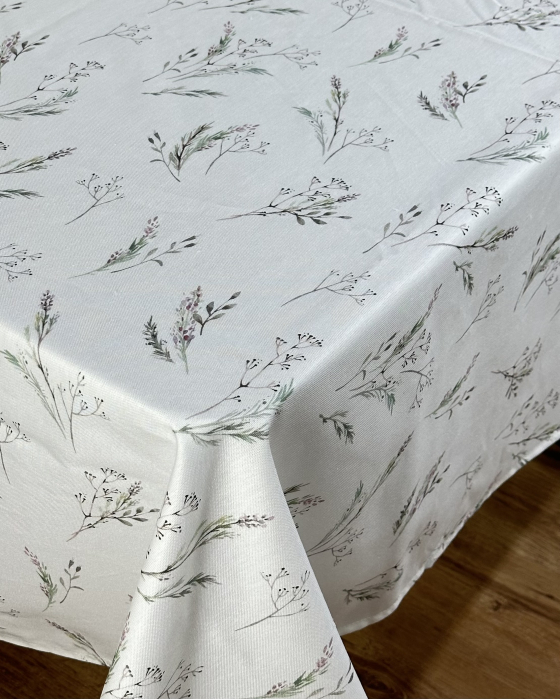 Față de masă impermeabilă, 100% bumbac - Botanica [3]