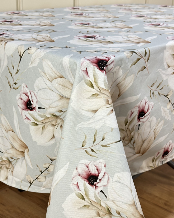 Față de masă impermeabilă, 100% bumbac - Magnolie [3]