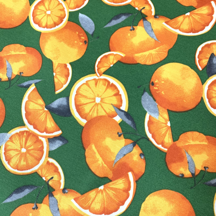 Față de masă impermeabilă, 100% bumbac - Portocale [2]