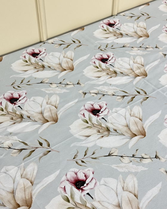 Față de masă impermeabilă, 100% bumbac - Magnolie [5]