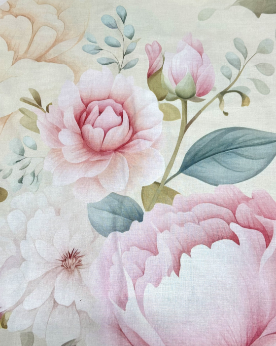 Față de pernă din bumbac ranforce– diverse dimensiuni, Melissea [2]