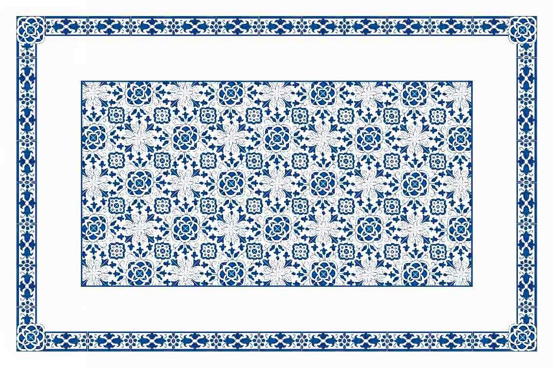 Fețe de masă de Crăciun tip Tablou - Fulgi de nea [1]