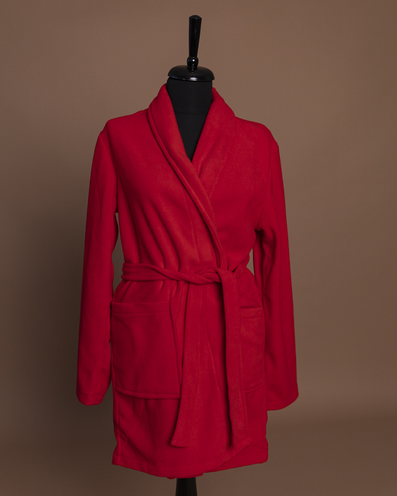 Halat polar unisex cu mâneci lungi - Roșu [3]