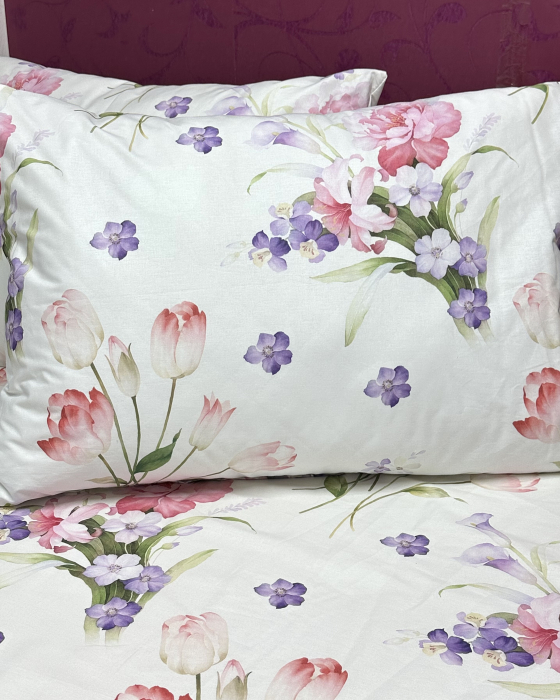 Lenjerie de pat din bumbac ranforce 100% - Belisse [4]