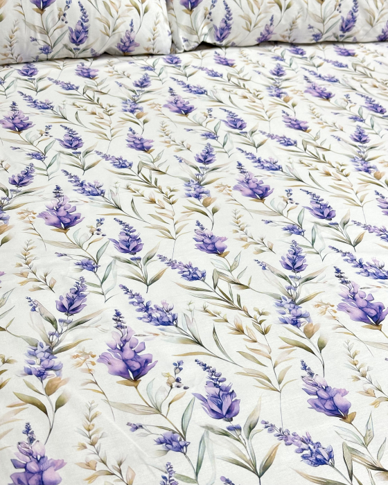 Lenjerie de pat din bumbac ranforce 100% - Elvoria [3]