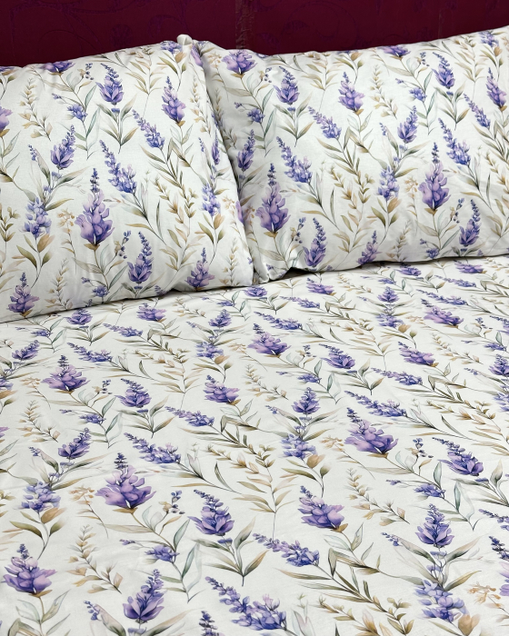 Lenjerie de pat din bumbac ranforce 100% - Elvoria [2]