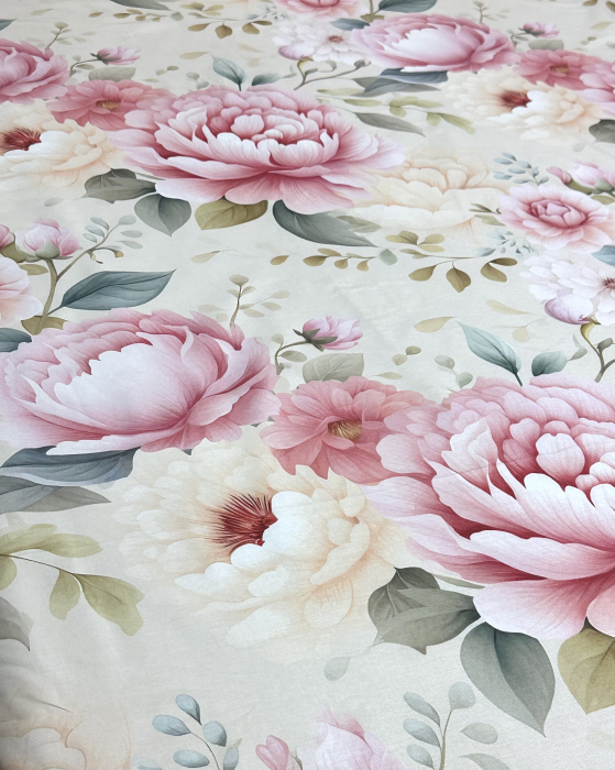 Lenjerie de pat din bumbac ranforce 100% - Melissea [3]