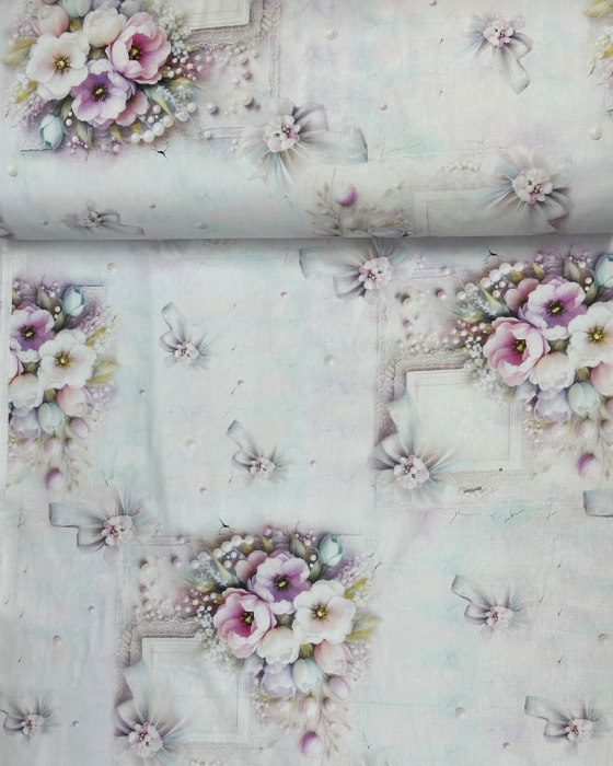 Lenjerie de pat din bumbac ranforce 100% - Evelisse [2]