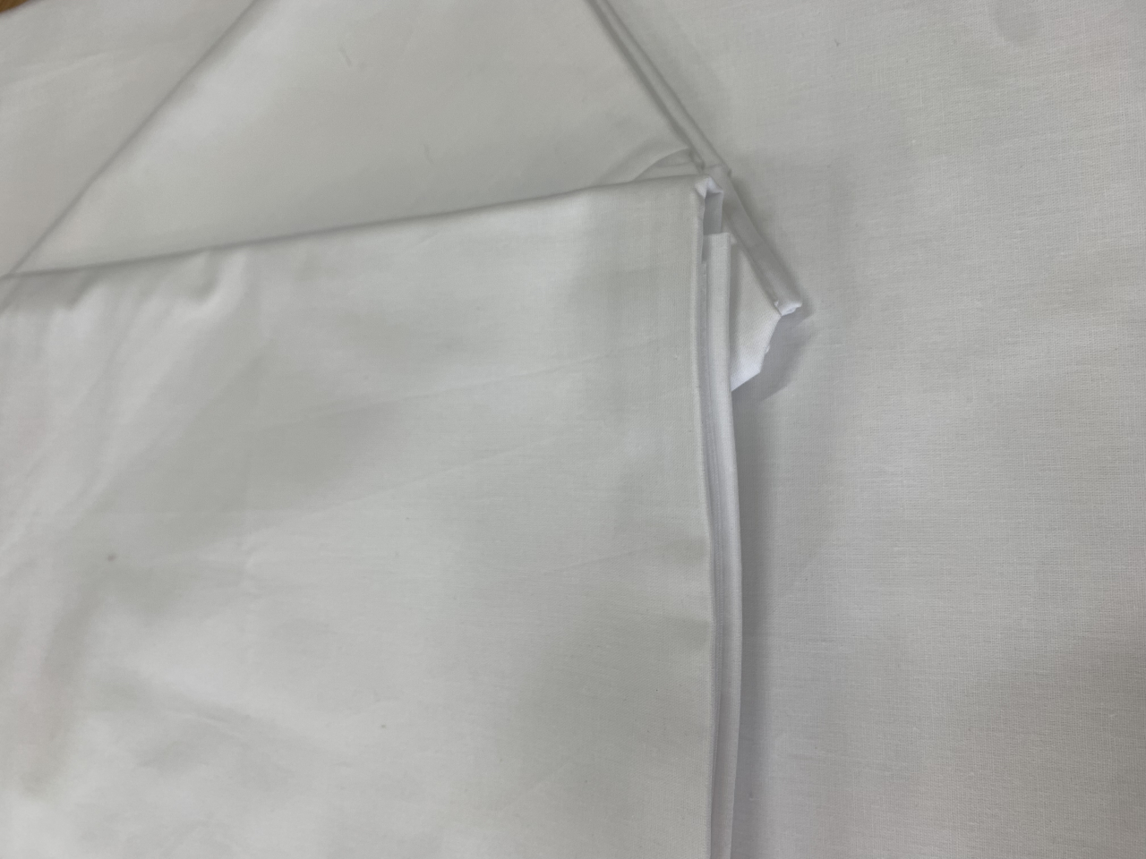 Lenjerie de pat XXL din bumbac satinat - Alb [2]