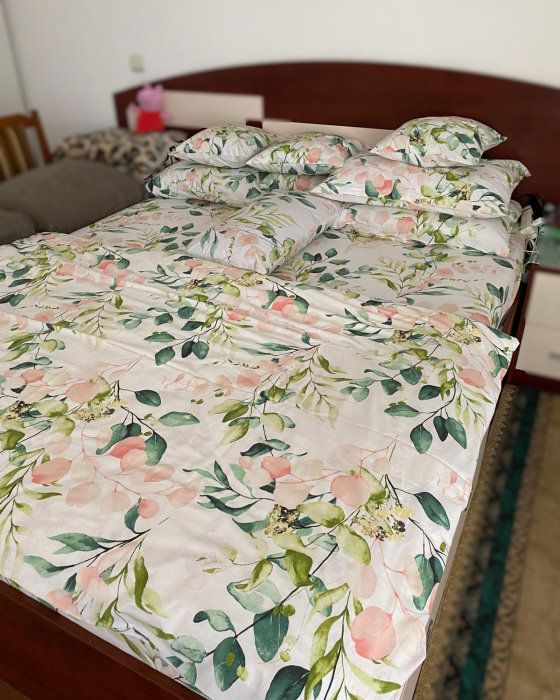 Lenjerie de pat din finet bumbac 100% - Plante colorate [3]