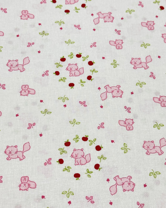 Lenjerie de pat pentru copii din bumbac ranforce 100% - Pisicuțe [2]