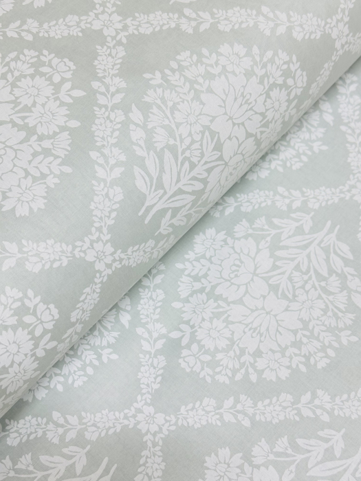 Piese lenjerie de pat| bumbac ranforce 100%| Vittoria verde pastel [2]